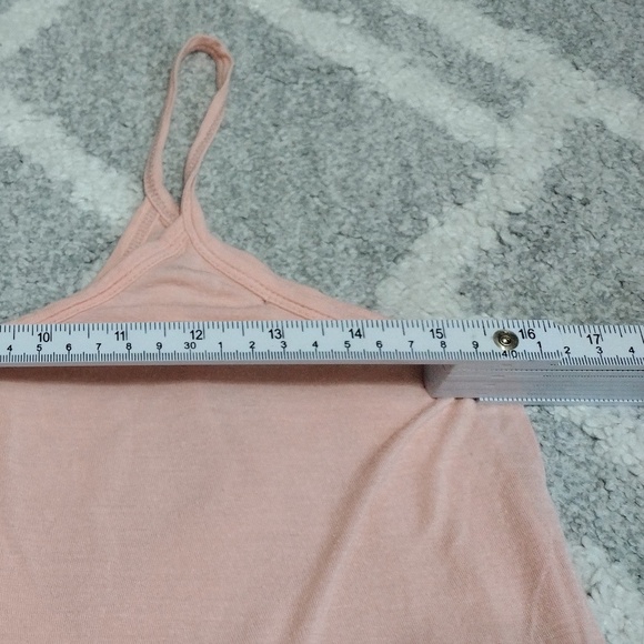 In 2 U Women's Medium/Large Light Pink Stretchy Camisole Tank Top Cami - Picture 6 of 8